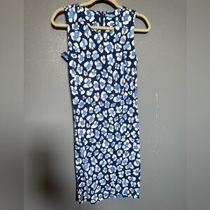 J.‎ McLaughlin Blue Print Dress- XS